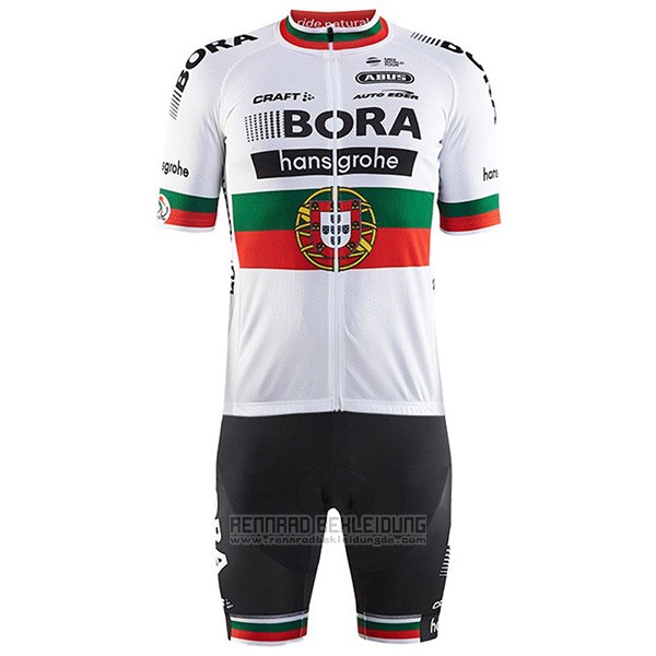 2017 Fahrradbekleidung Bora Champion Portogallo Trikot Kurzarm und Tragerhose - zum Schließen ins Bild klicken